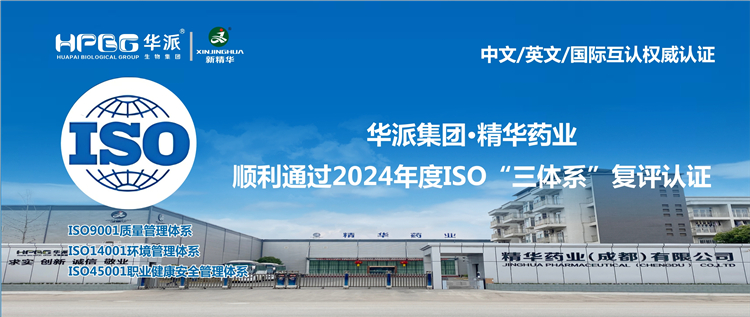 中文/英文/国际互认权威认证 | 华派集团·鸿运国际药业顺遂通过2024年度ISO“三系统”复评认证